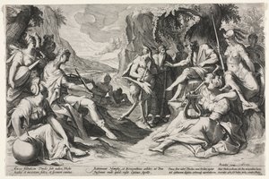 Midas-dommen, 1589. af Nicolaes Clock