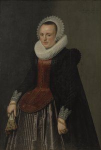 Portræt af en Dame af Nicolaes Eliasz. Pickenoy