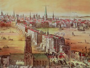 Old London Bridge, detalje fra 