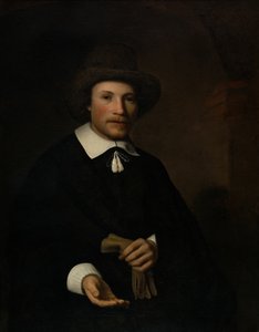 Portræt af en mand af Nicolaes Maes