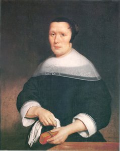 Portræt af en kvinde - af Nicolaes Maes