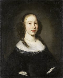 Portræt af en ung kvinde af Nicolaes Maes