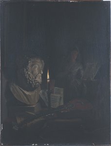 Allegori om musik og poesi af Nicolaes Muys