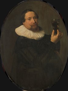 Portræt af Maerten Rey af Nicolaes Pickenoy Pickenoy