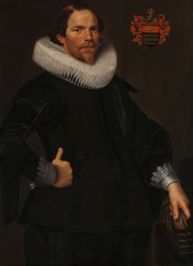 Portræt af Pieter van Son, ca. 1622-1629 (olie på panel) af Nicolaes Pickenoy Pickenoy