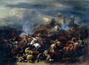 Slaget mellem Alexander og Porus, 326 f.Kr., midten til slutningen af det 17. århundrede