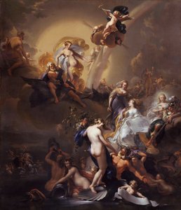 Allegori om udvidelsen af Amsterdam af Nicolaes Pieterszoon Berchem