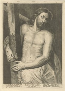 Kristus med korset Kristus og tretten apostle (serietitel) af Nicolaes Ryckmans