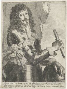 Portræt af François de Bonne-Lesdiguières-de Créqui af Nicolaes Van Helt Stockade