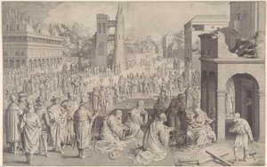 Tilbedelse af kongerne af Nicolaes de Bruyn