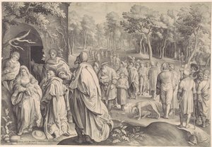Tilbedelse af kongerne af Nicolaes de Bruyn