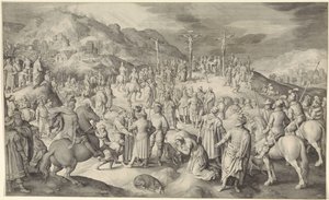 Kristus på korset af Nicolaes de Bruyn
