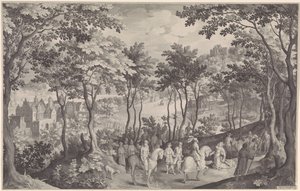 David i Abigail af Nicolaes de Bruyn