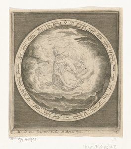 Første skabelsesdag: Gud skaber himmel og jord Fra skabelse til uddrivelse fra paradis (serietitel) af Nicolaes de Bruyn