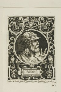 Godfrey of Bouillon, tallerken ni fra The Nine Worthies