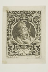Hektor af Troja, planche 1 fra De ni værdige af Nicolaes de Bruyn