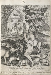 The Prodigal Son Among The Swine, plade 5 fra The Story of the Prodigal Son