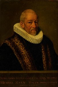 Portræt af Henricus van Zijl (1545-1627) af Nicolaes van Borculo