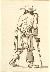 En almuesmand set bagfra af Nicolai Abildgaard