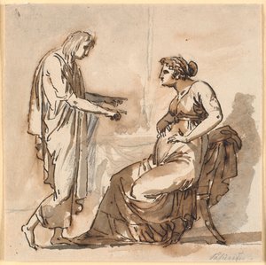 Papirius og hans moder af Nicolai Abildgaard