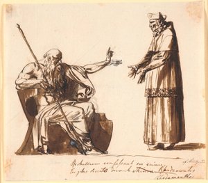 Richelieu foran Rhadamanthos af Nicolai Abildgaard