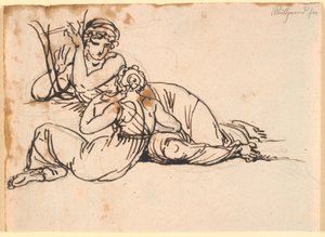 Sappho og Mytilenerinden af Nicolai Abildgaard
