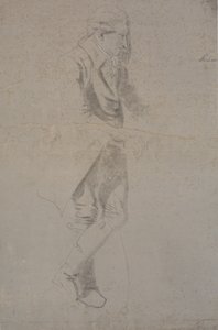 Stående herre med kostume fra ca. 1770. Struensee? af Nicolai Abildgaard