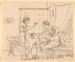 Studie til Papirius og hans moder af Nicolai Abildgaard