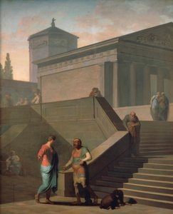 Scene af Andria (inspireret af skuespillet Terence) af Nicolai Abraham Abildgaard