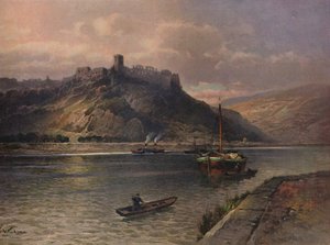 Ruine Rheinfels, Rheinfels Slot, 1923.
