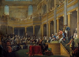 Consulate of the Republic of Cisalpine meeting in comics in Lyon, 1808dani