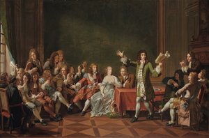 Molière læser Tartuffe hjemme hos Ninon de Lenclos