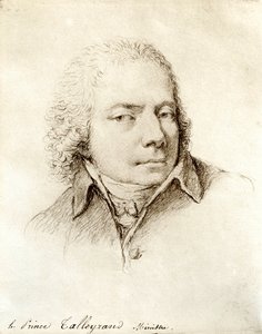 Portræt af den franske politiker Charles Maurice de Talleyrand Perigord (eller Talleyrand-Perigord af Nicolas Andre Monsiau