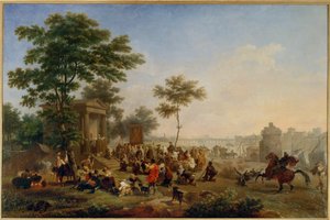 Messe i landet omkring Rom af Nicolas Antoine Taunay