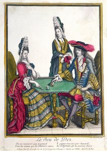 Le Jeu de Dez (Terningespil), slutningen af det 17. århundrede