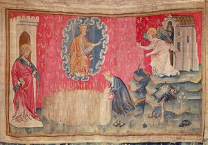 De udvalgtes høst, fra Apocalypse Tapestry of Angers, 1373-87 (tapet) af Nicolas Bataille