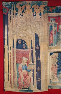 The Reader, fra Apocalypse Tapestry of Angers, 1373-87 (tapet) af Nicolas Bataille