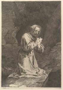 Sankt Frans af Assisi. af Nicolas Bazin