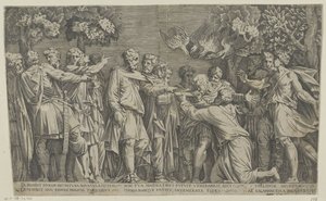 Gamle augur af Nicolas Beatrizet (attributed to)
