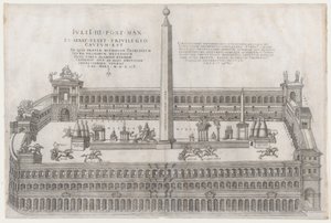 Mirror of Roman Magnificence: Circus Flaminius, 1553., 1553. af Nicolas Beatrizet