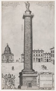 Mirror of Roman Magnificence: Trajans søjle, 1589., 1589. af Nicolas Beatrizet.