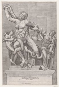 Mirror of Roman Magnificence: Laocoon, 16. århundrede., 16. århundrede. af Nicolas Beatrizet