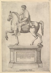 Mirror of Roman Magnificence: Marcus Aurelius, 1500-tallet. af Nicolas Beatrizet