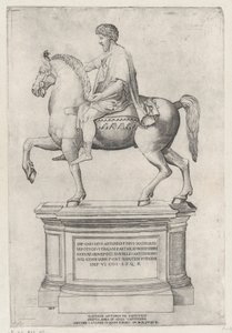 Rytterstatuen af Marcus Aurelius på Capitol, 1548., 1548.
