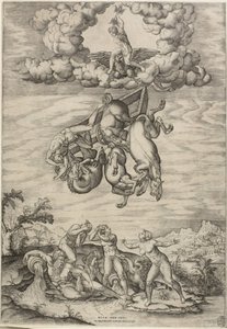 Phaetons fald af Nicolas Beatrizet