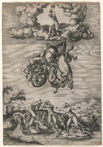 Phaetons fald af Nicolas Beatrizet
