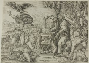 Iphigenia-offeret af Nicolas Beatrizet