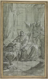 Johannes Døberens familie af Nicolas-Bernard Lepicie