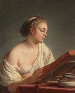 Kvinde læser, 1769