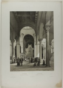 Ancona: Interiør af St. Syriacus, plade 38 fra Italie Monumentale et Pittoresque
